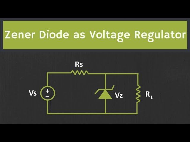 What is Zener Diode ? Zener Diode as a Voltage Regulator Explained (with solved Examples)