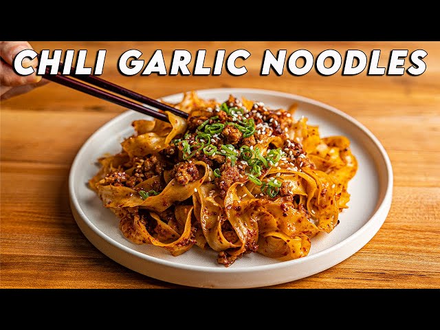 15 Minute Spicy Chili Garlic Noodles