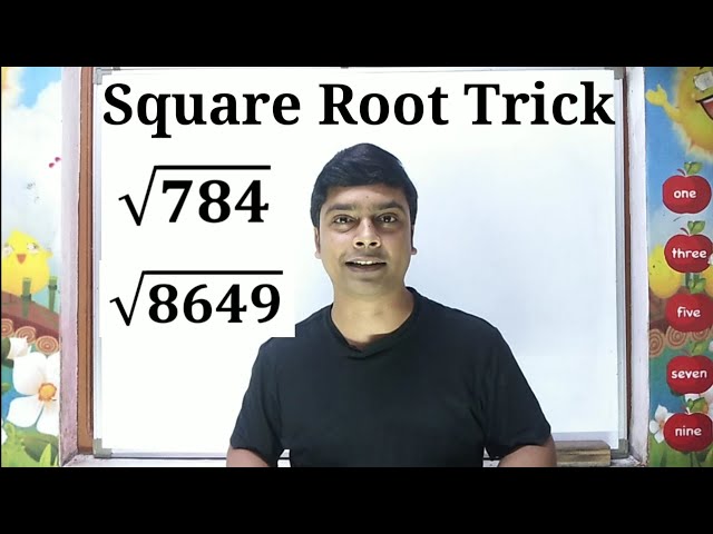 Square Root Trick | How to find square root easily | Maths Trick | imran sir maths
