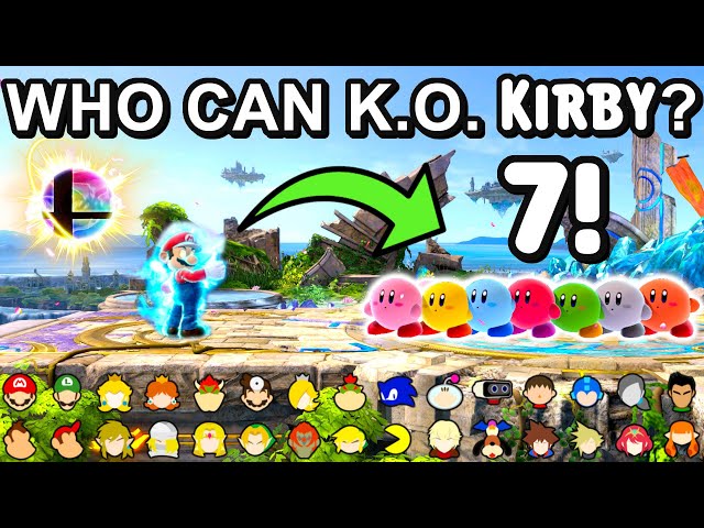 Who Can K.O. SEVEN Kirby's With A Final Smash ? - Super Smash Bros. Ultimate