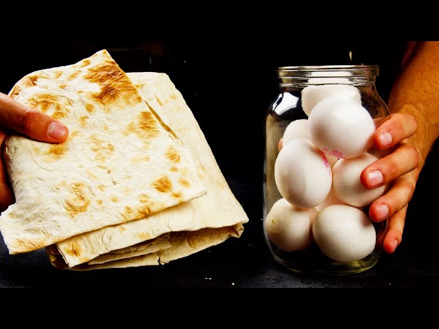 Just Tortilla And Jar Of Eggs! Better Than Tacos And Easier Than Pizza!!!