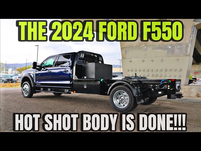 The 2024 Ford F550 Lariat CM HotShot Body With Headache Rack Is Finally Done!