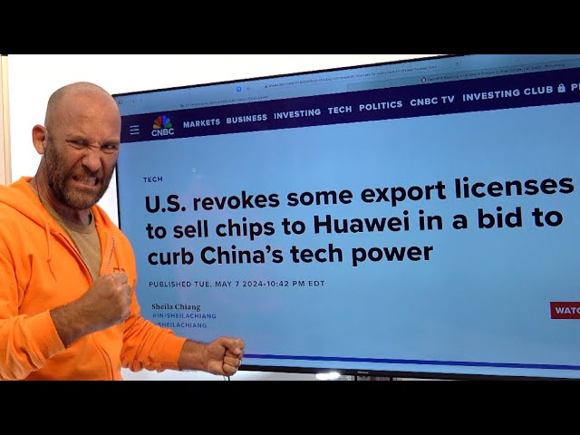 USA ADDS SANCTIONS to HUAWEI for INTEL and QUALCOMM - china must submit to old white man...