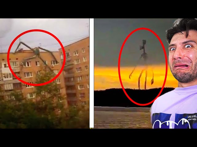 DRONE CATCHES 30 MYSTERIOUS MONSTERS IN REAL LIFE! (SIREN HEAD, SLENDERMAN CAUGHT ON DRONE)