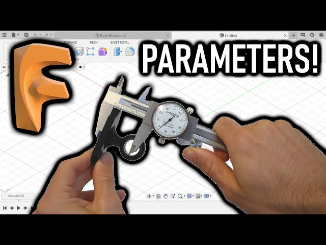 How to Use Parameters in Fusion 360 to Design Functional Parts // 3D Printing
