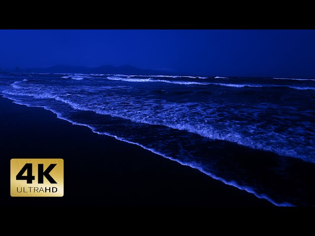 Ocean Waves For Sleeping - Tidal Waves At Night For Relaxation And Deep Sleep, High Quality Sounds