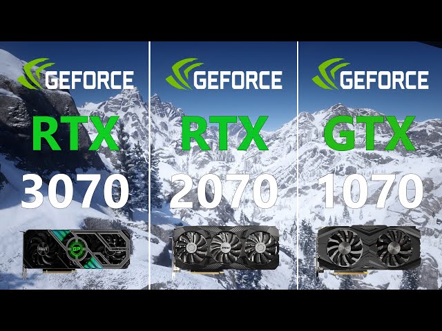 RTX 3070 vs RTX 2070 vs GTX 1070 Test in 6 Games