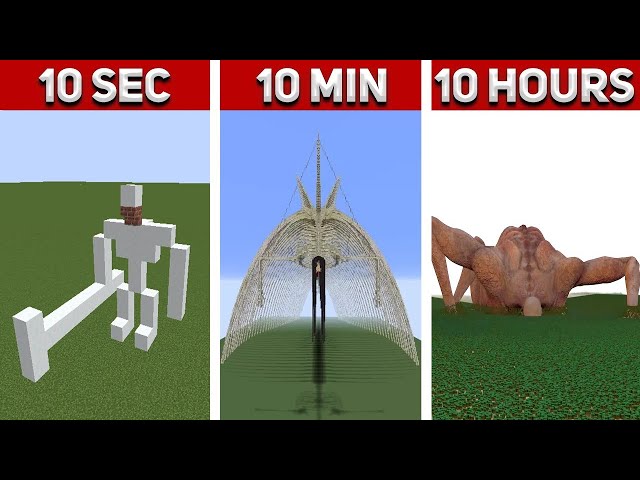 ALL Titans in MINECRAFT(Re Upload): 10 Hours, 10 Minutes, 10 SECONDS!