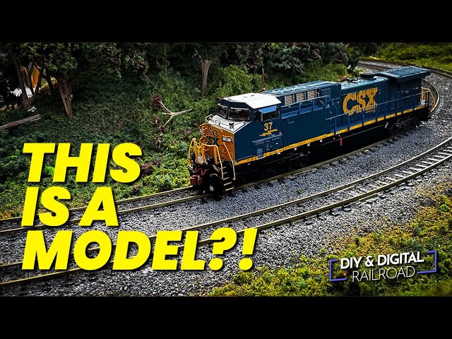 I didn't think N Scale could look this good. ScaleTrains Rivet Counter N Scale GE AC4400CW