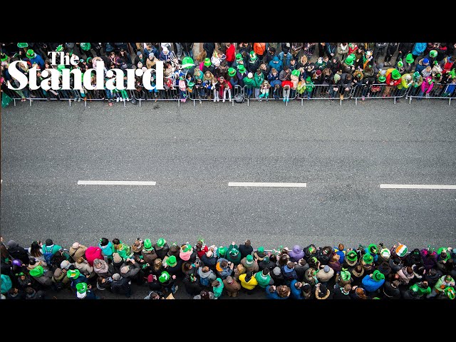 Dublin St Patrick's Day in full: Watch as thousands gather in Irish capital for parade