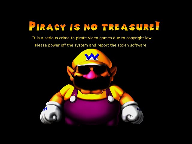 Wario World Anti-Piracy Screen (PAL)