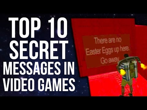 Secret Messages in Video Games