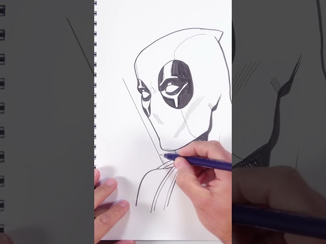 How to Draw Deadpool | Proko Timelapse