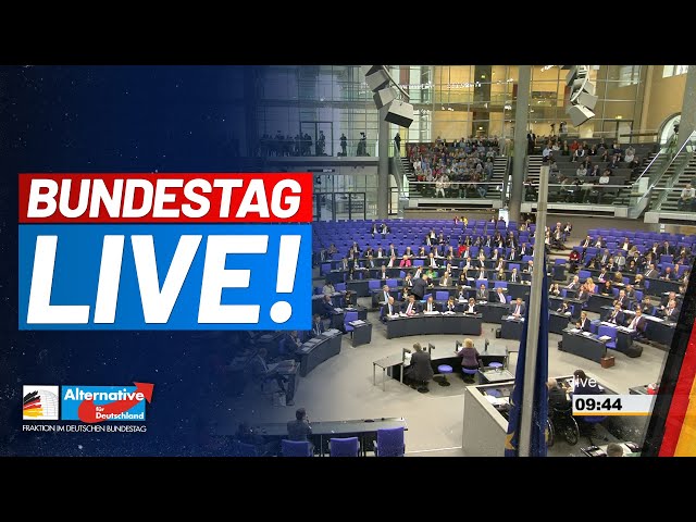 BUNDESTAG LIVE - 165. Sitzung - AfD-Fraktion im Bundestag