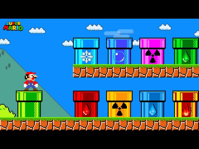 Mario DON’T FALL Into The WRONG Pipe in Super Mario Bros.!