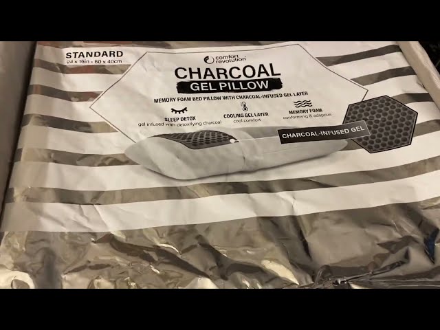 Comfort revolution charcoal gel pillow review