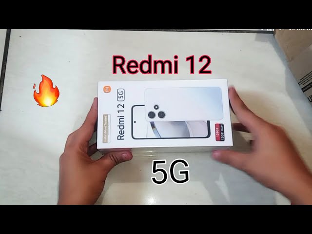 Redmi 12 5g (black) unboxing 🖤