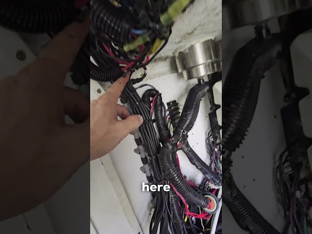 The WORST cable management on a boat...