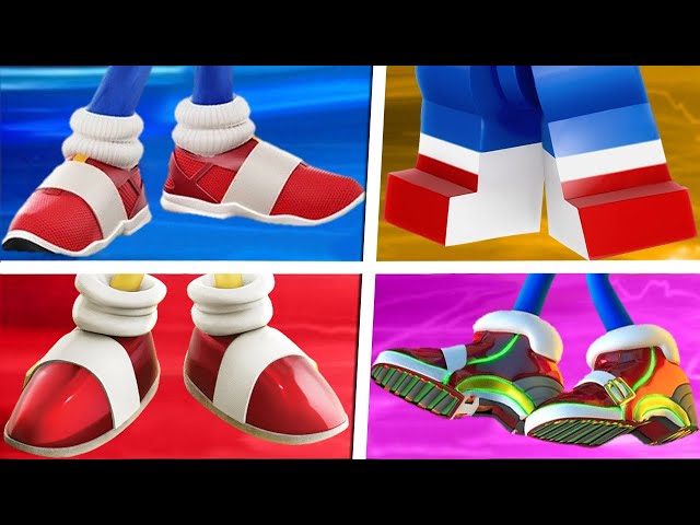 Sonic The Hedgehog Movie Choose Your Favourite Shoes (SONIC VS SUPER SONIC LEGO)