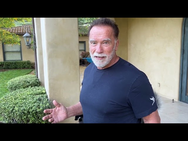 The Terminator Arnold Schwarzenegger Says Thank you