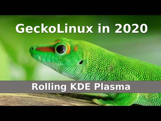 GeckoLinux 2020 - Rolling KDE Plasma