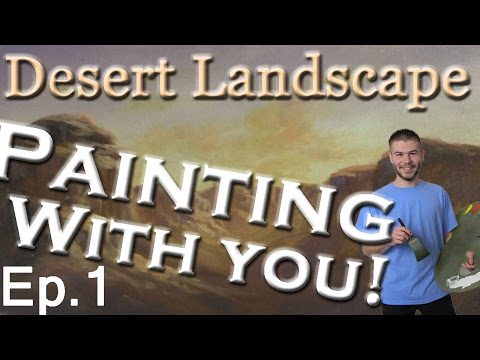 Interactive Painting - Desert Landscape