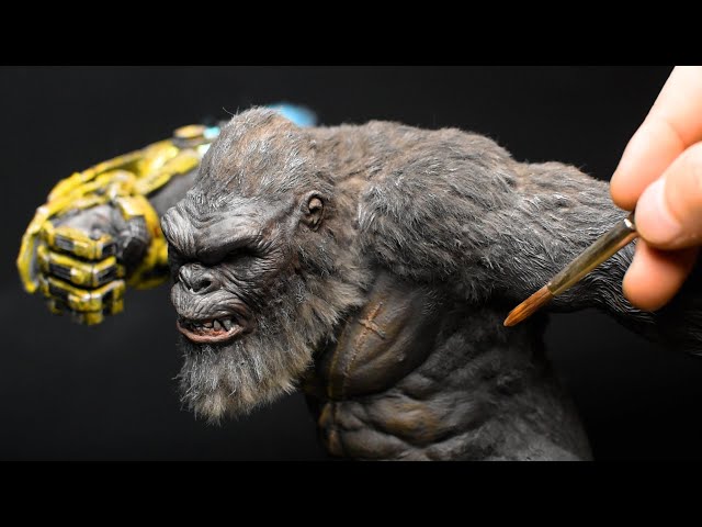 How to make Kong in Godzilla x Kong: The New Empire / diorama /clay