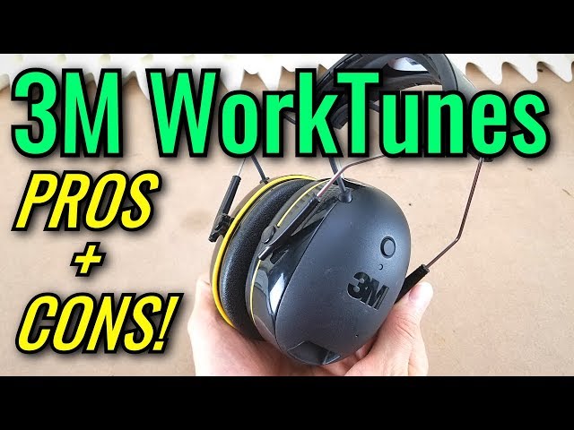 🎧🎧🎧 3M WorkTunes Bluetooth Earmuffs - Pros & Cons!
