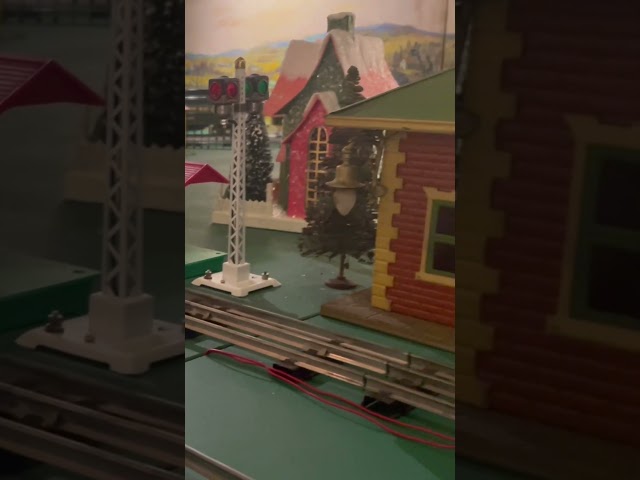 Hamburg Pa Railroad Museum Lionel Standard gauge Christmas layout in action