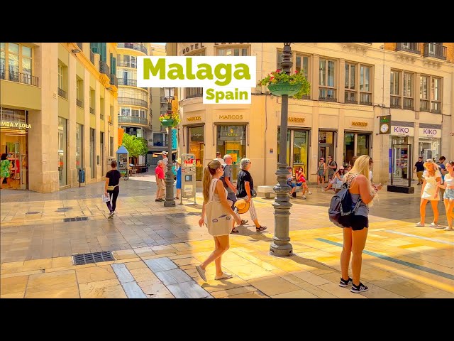 Malaga, Spain 🇪🇸 Summer 2023 4K-HDR Walking Tour (▶97min)