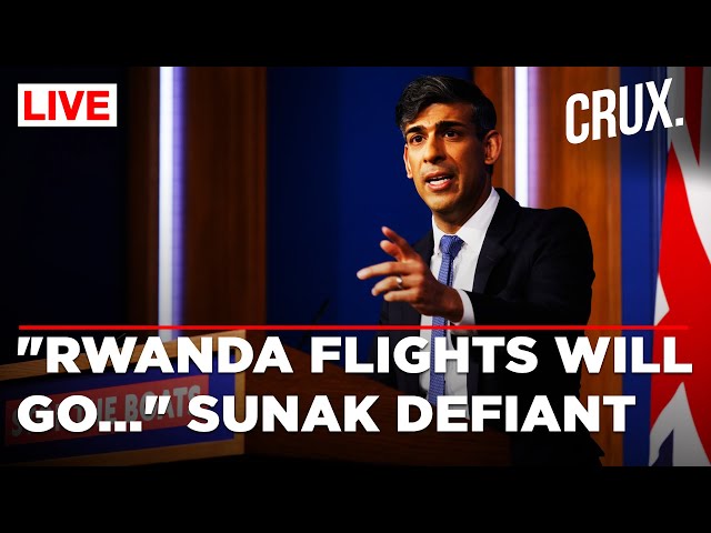 Rwanda Deportation Flights "Come What May", UK's Rishi Sunak Says Ahead Of Parliament Vote On Plan