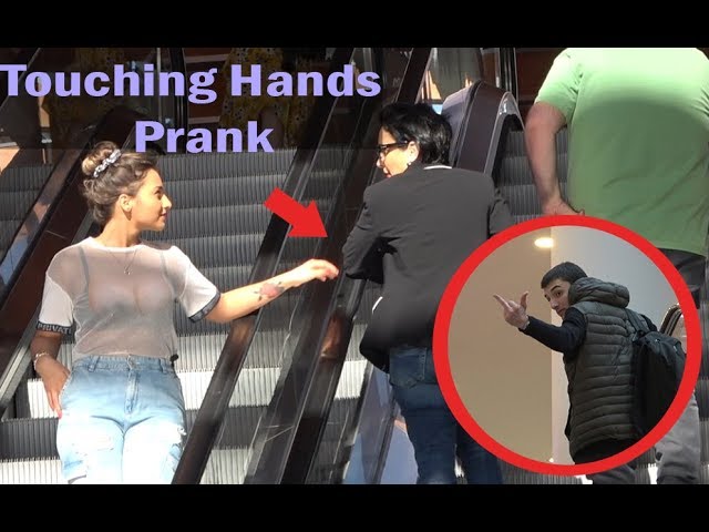 Touching Hands On Escalator Prank 2019 | Prank in Georgia |  Best of Just For Laughs