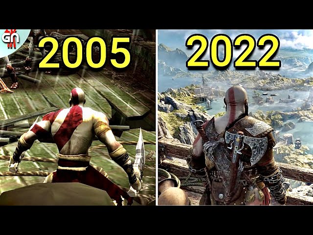 God of War Game Evolution [2005-2022]