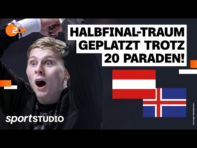 Österreich – Island | Handball-EM 2024 | sportstudio