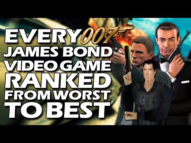 Every James Bond Video Game Ranked From WORST To BEST