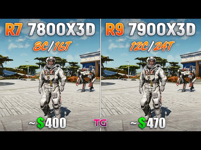 Ryzen 7 7800X3D vs Ryzen 9 7900X3D - Which is Better for Gaming?