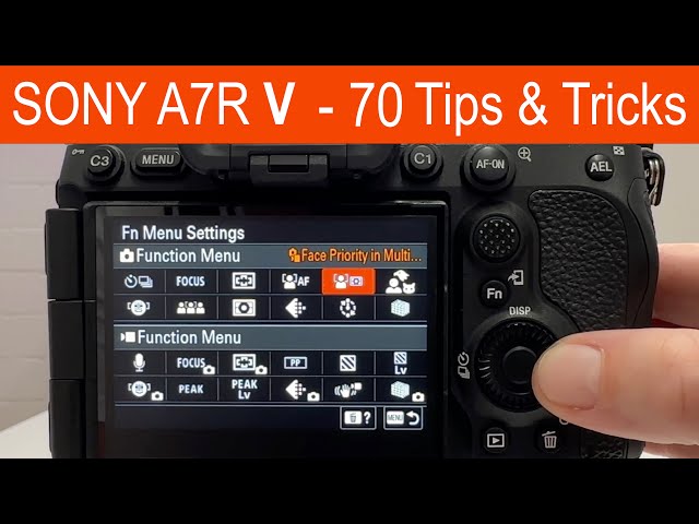 NEW Sony a7R V -  70 Tips & Tricks & Settings