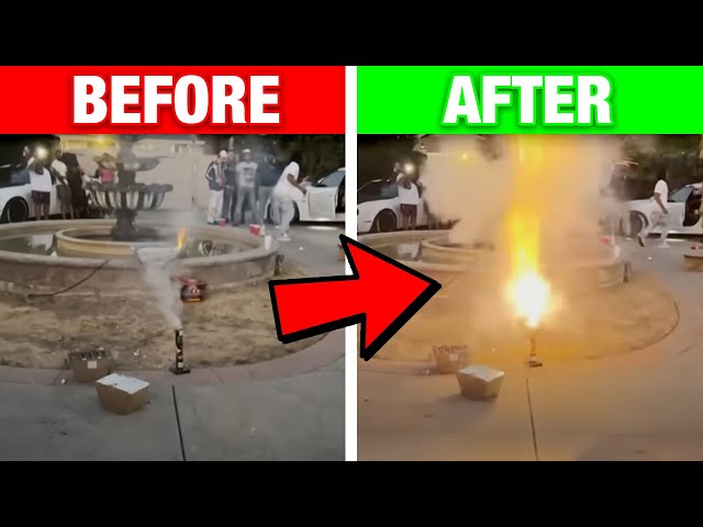 Chief Keef Fireworks GONE WRONG & RUNS FOR HIS LIFE! (NEARLY BLEW UP HIS HOUSE)