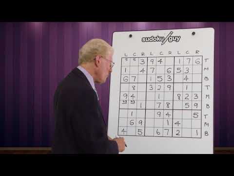 Sudoku.Very important hints for solving sudoku puzzles.  Lesson 4.