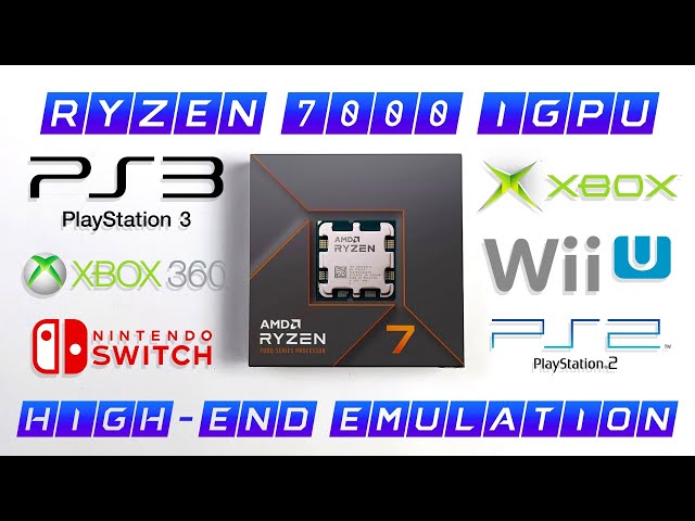 The New Ryzen 7700X Runs All Your Favorite High-End Emus With Just An iGPU!