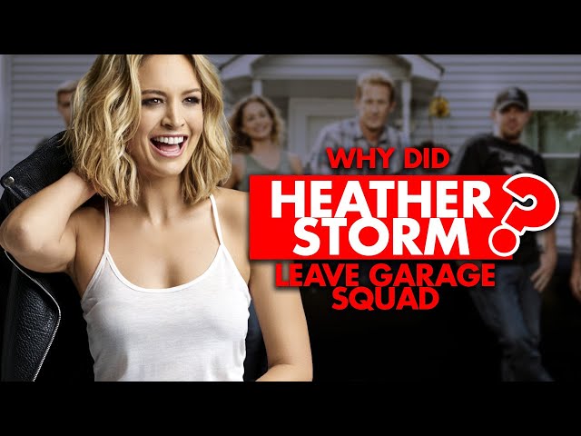 Why did Heather Storm leave Garage Squad?