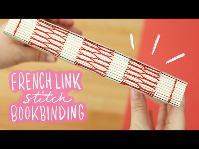 French Link Stitch Bookbinding Tutorial