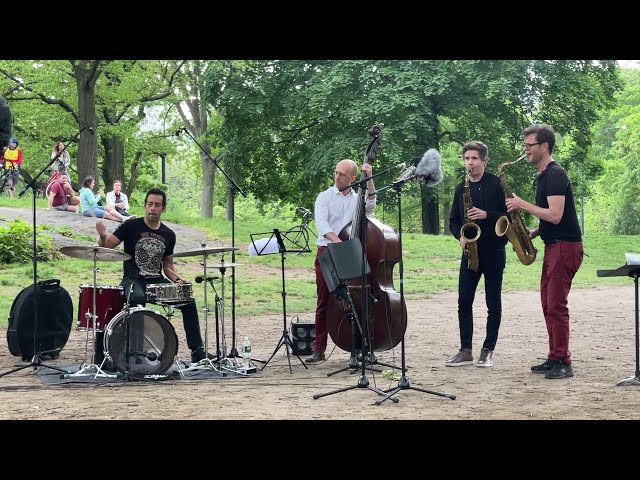 Antonio Sanchez, Donny McCaslin, Matt Brewer & Ben Wendel in Central Park (5/16/21)