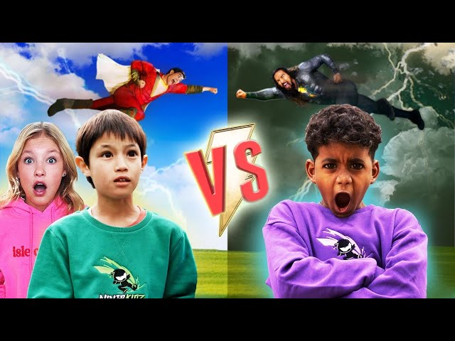 Shazam vs Black Adam, Epic Superhero Battle!