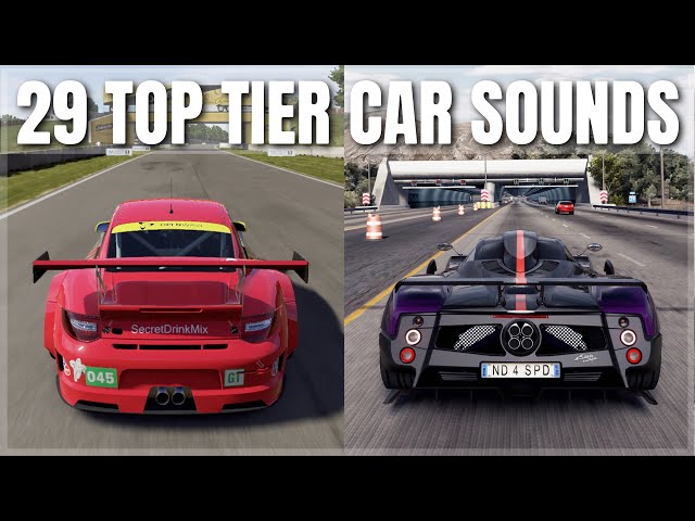 TOP-TIER Car Sounds from 29 Games that made my 29th birthday better / CAR SOUNDS ROULETTE 10
