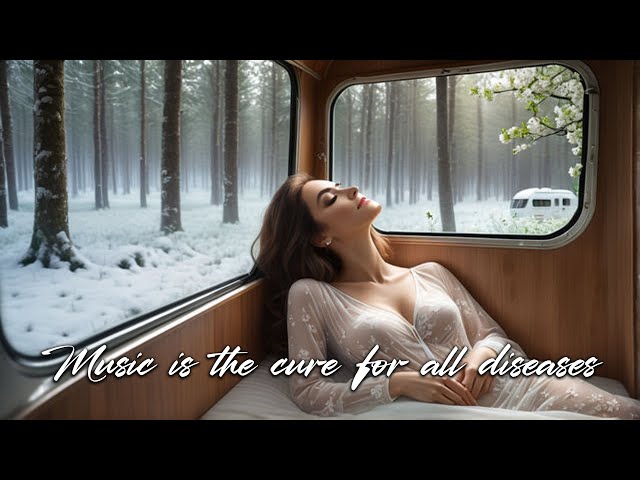 Calm Piano Music with Beautiful Winter atmosphere - Soothing Music