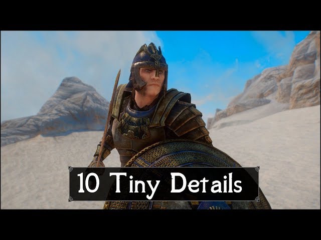 Skyrim: Yet Another 10 Tiny Details That You May Still Have Missed in The Elder Scrolls 5 (Part 49)