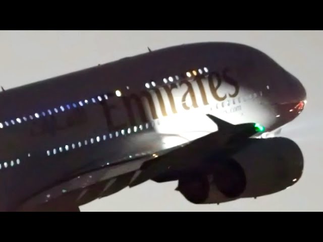 14 Late Night Takeoffs | 747 A380 A350 | Melbourne Airport Plane Spotting
