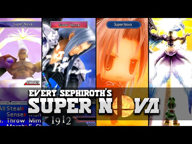 Every Sephiroth's SuperNova being Summoned (1997-2020) KH/Final Fantasy/Super Smash Bros. Ultimate