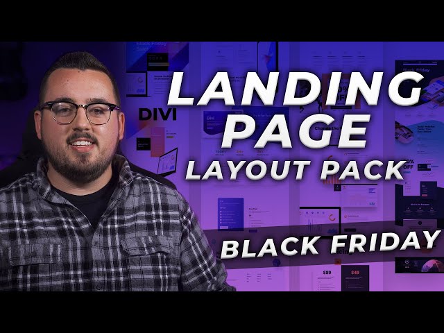 Get the Exclusive FREE Black Friday Landing Page Layout Pack